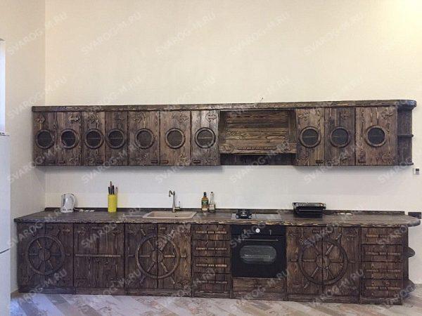 Кухня под старину ( для дома, дачи, бани, беседки) - Сварог Мебель № 001 -1