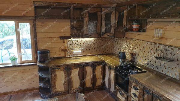 Кухня под старину ( для дома, дачи, бани, беседки) - Сварог Мебель № 006 -3