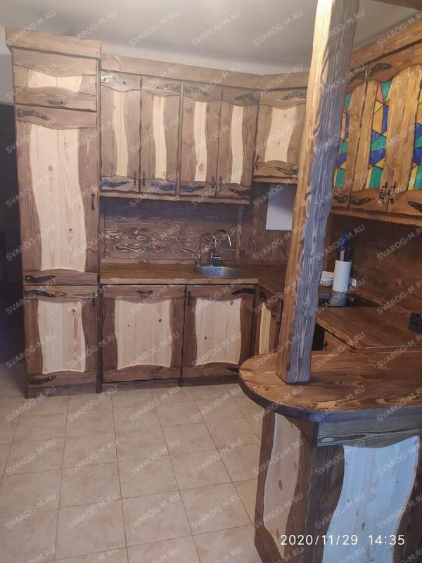 Кухня под старину ( для дома, дачи, бани, беседки) - Сварог Мебель № 011 -1