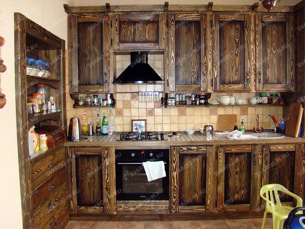 Кухня под старину ( для дома, дачи, бани, беседки) - Сварог Мебель № 017