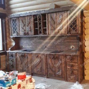 Кухня под старину ( для дома, дачи, бани, беседки) - Сварог Мебель № 018 -2