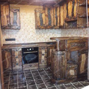 Кухня под старину ( для дома, дачи, бани, беседки) - Сварог Мебель № 021