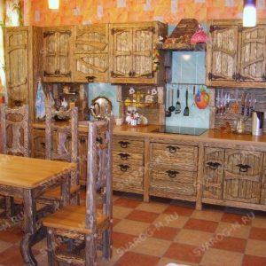 Кухня под старину ( для дома, дачи, бани, беседки) - Сварог Мебель № 025
