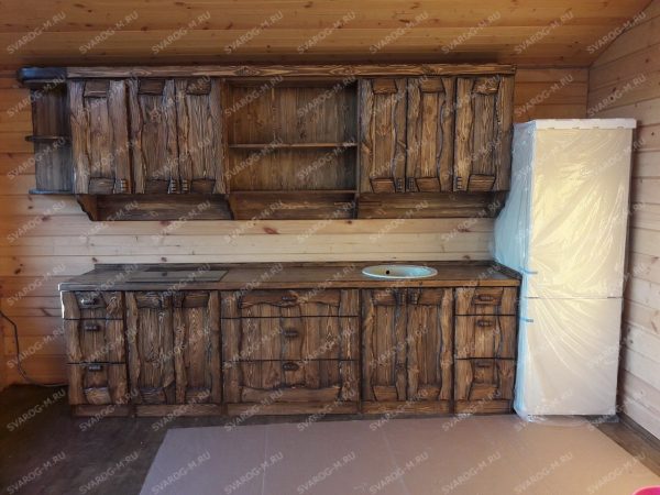 Кухня под старину ( для дома, дачи, бани, беседки) - Сварог Мебель № 028
