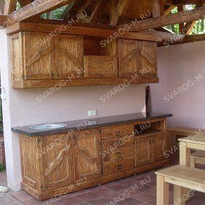 Кухня под старину ( для дома, дачи, бани, беседки) - Сварог Мебель № 031