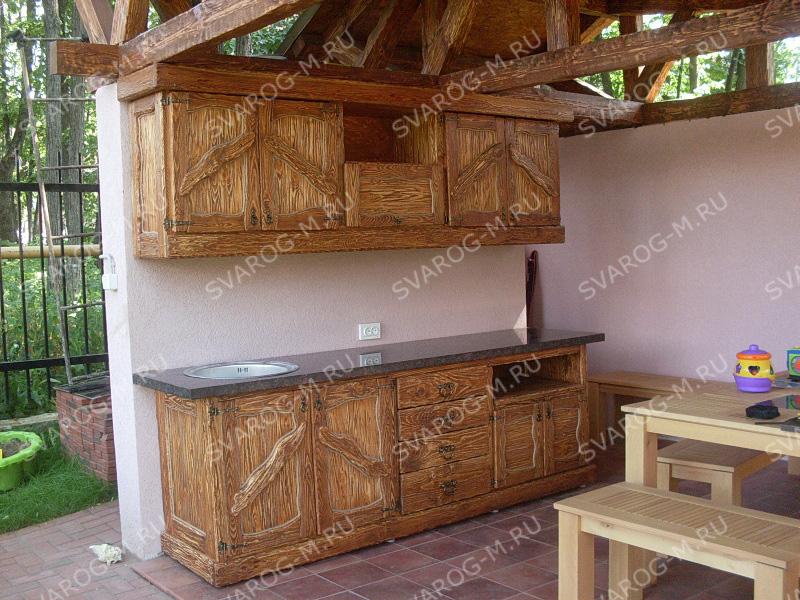 Кухня под старину ( для дома, дачи, бани, беседки) - Сварог Мебель № 031