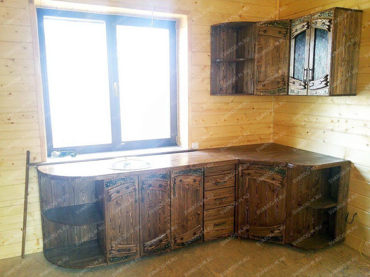 Кухня под старину ( для дома, дачи, бани, беседки) - Сварог Мебель № 035