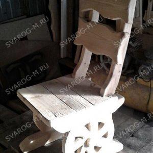 Стул под старину (для дома, дачи, бани, беседки)-Сварог Мебель № 022