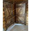 Двери под старину из массива дерева для дома, дачи, бани, сауны, бара- Сварог Мебель № 004