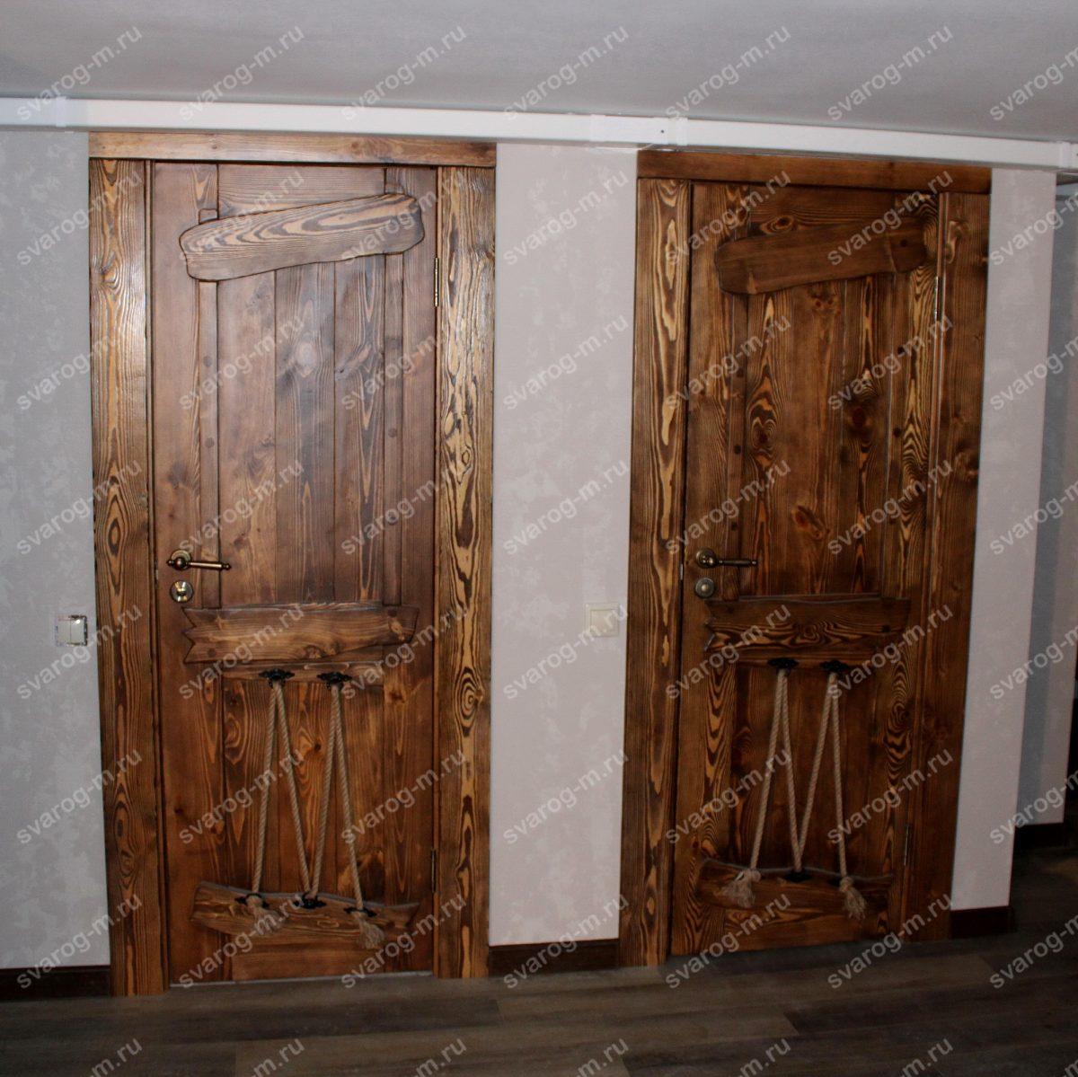 Двери из массива под старину