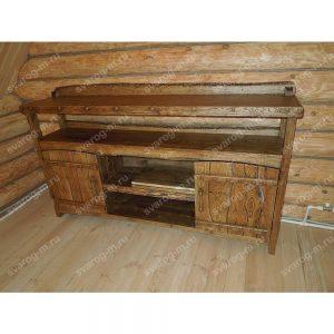 Комод под старину из дерева для дома, дачи, бани, сауны, бара- Сварог Мебель № 039 -1