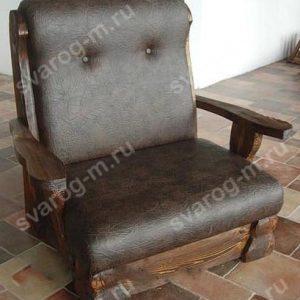 Кресло под старину из дерева для дома, дачи, бани, сауны бар - Сварог Мебель № 012