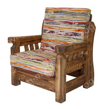 Кресло под старину из дерева для дома, дачи, бани, сауны бар - Сварог Мебель № 015
