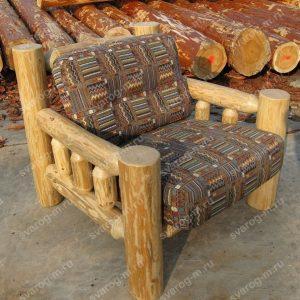 Кресло под старину из дерева для дома, дачи, бани, сауны бар - Сварог Мебель № 018