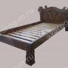 Кровать под старину из дерева для дома, дачи, бани, сауны - Сварог Мебель № 008
