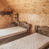 Кровать под старину из дерева для дома, дачи, бани, сауны - Сварог Мебель № 008-2