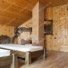 Кровать под старину из дерева для дома, дачи, бани, сауны - Сварог Мебель № 008-3