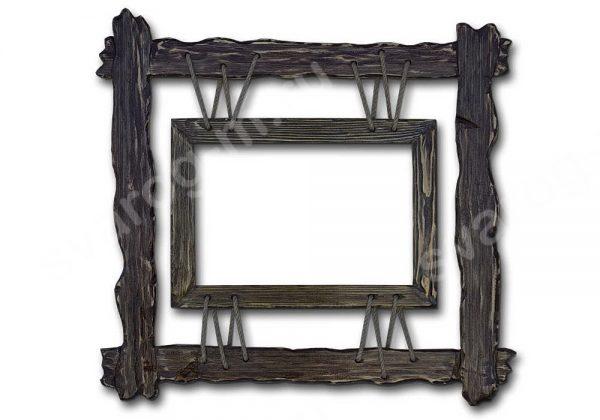 Рамка для картины под старину из дерева для дома, дачи, бани- Сварог Мебель № 002