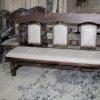 Скамейка под старину из дерева для дома, дачи, сада, бани, сауны - Сварог Мебель № 026-1