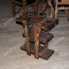 Стол журнальный под старину из дерева для дома, дачи, бани - Сварог Мебель № 012
