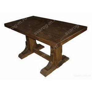Стол под старину из дерева для дома, дачи, бани, сада, сауны, беседки - Сварог Мебель № 003
