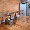 Стол под старину из дерева для дома, дачи, бани, сада, сауны, беседки - Сварог Мебель № 021-2