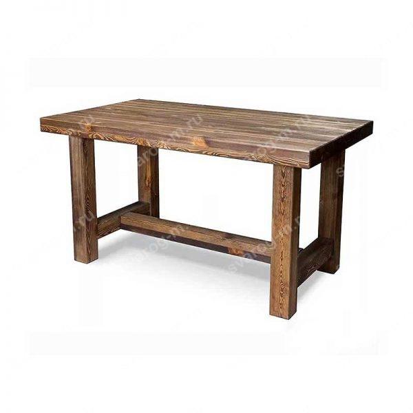 Стол под старину из дерева для дома, дачи, бани, сада, сауны, беседки - Сварог Мебель № 005 -2
